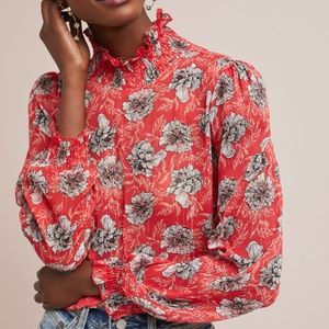Innisfree Floral Blouse Meadow Rue Anthropologie